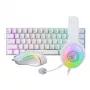Set gaming cablato 3 in 1 REDRAGON - tastiera, mouse, headset - bianco