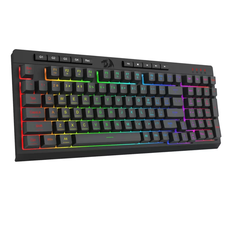 Redragon combo gaming 4-in-1: tastiera RGB, mouse, tappetino e cuffie