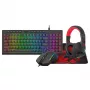 Redragon combo gaming 4-in-1: tastiera RGB, mouse, tappetino e cuffie