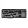 Redragon BK-7366 Tastiera da Ufficio a Membrana Cablata Ergonomica Full-size - Nero