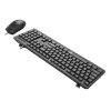 Redragon BS-7543 Combo tastiera e mouse cablati, nero