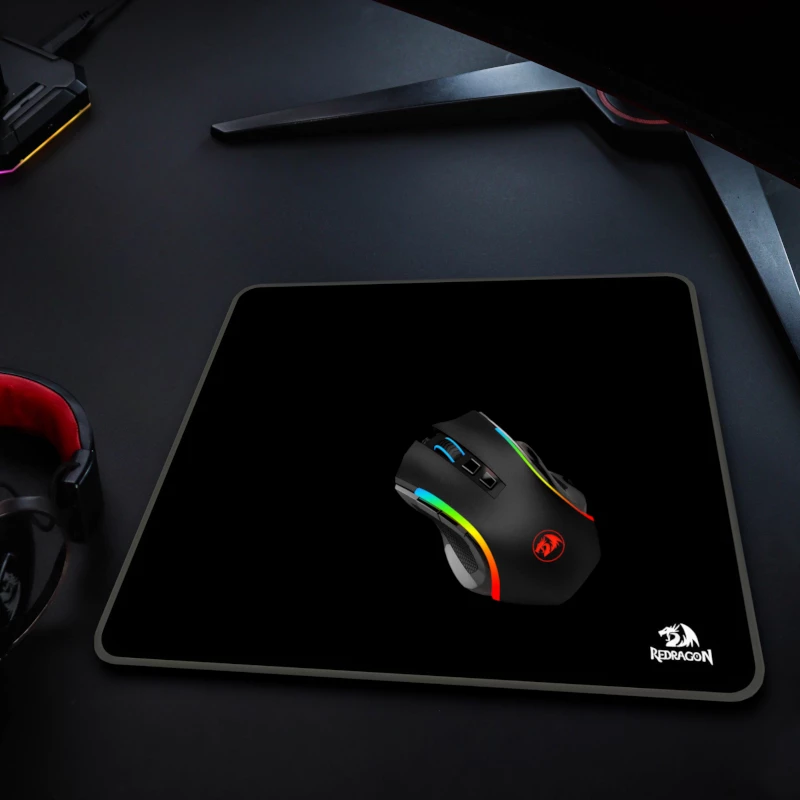 REDRAGON Flick L Tappetino gaming per mouse 450x400mm nero