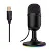 Redragon GM303 PULSAR Microfono gaming per streaming - nero