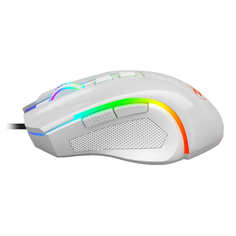 REDRAGON GRIFFIN mouse da gaming 7200DPI - bianco