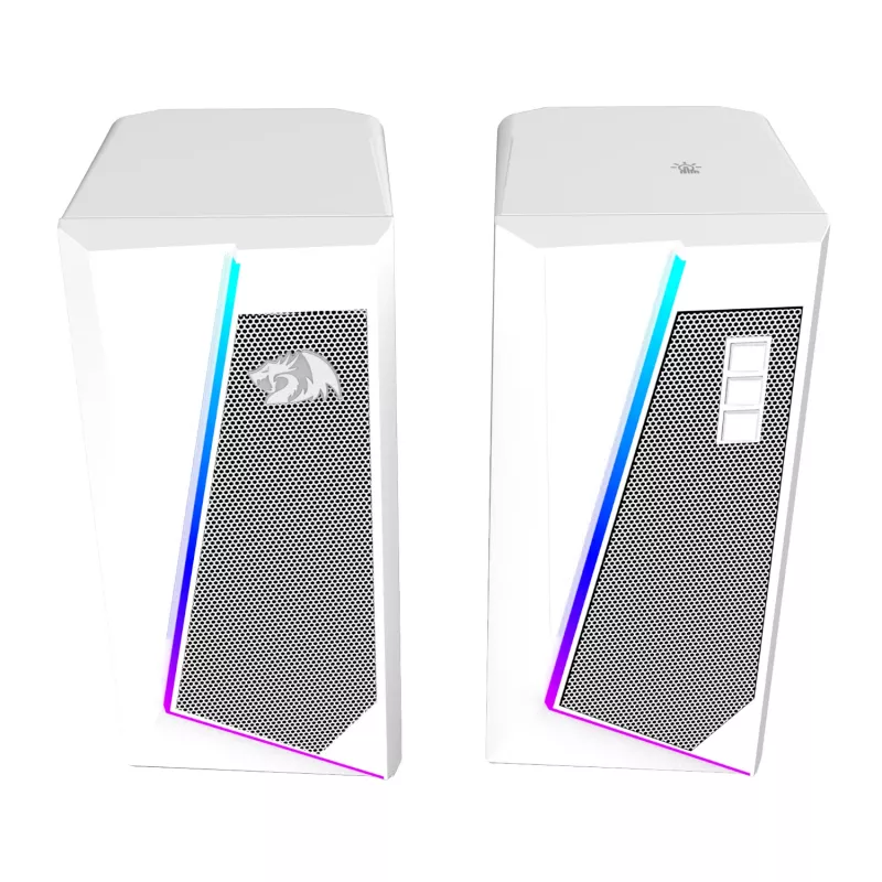 Redragon GS20W ANVIL 3W 2.0 RGB Diffusori stereo per PC desktop - bianco