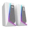 Redragon GS20W ANVIL 3W 2.0 RGB Diffusori stereo per PC desktop - bianco