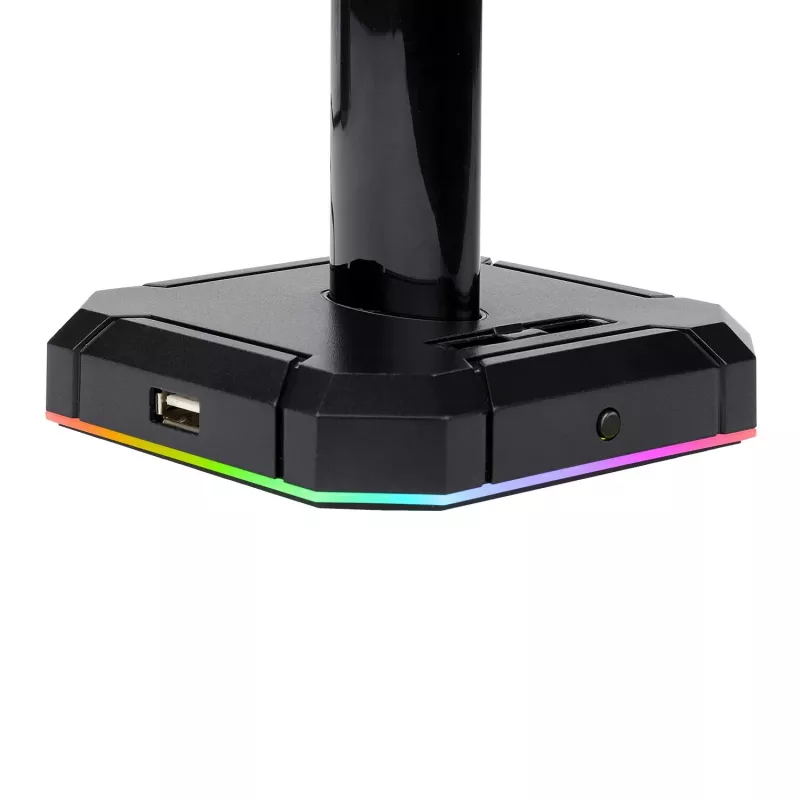 Redragon HA300 Scepter Pro Supporto per headset RGB con hub USB 2.0 a 4 porte
