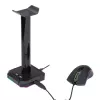 Redragon HA300 Scepter Pro Supporto per headset RGB con hub USB 2.0 a 4 porte