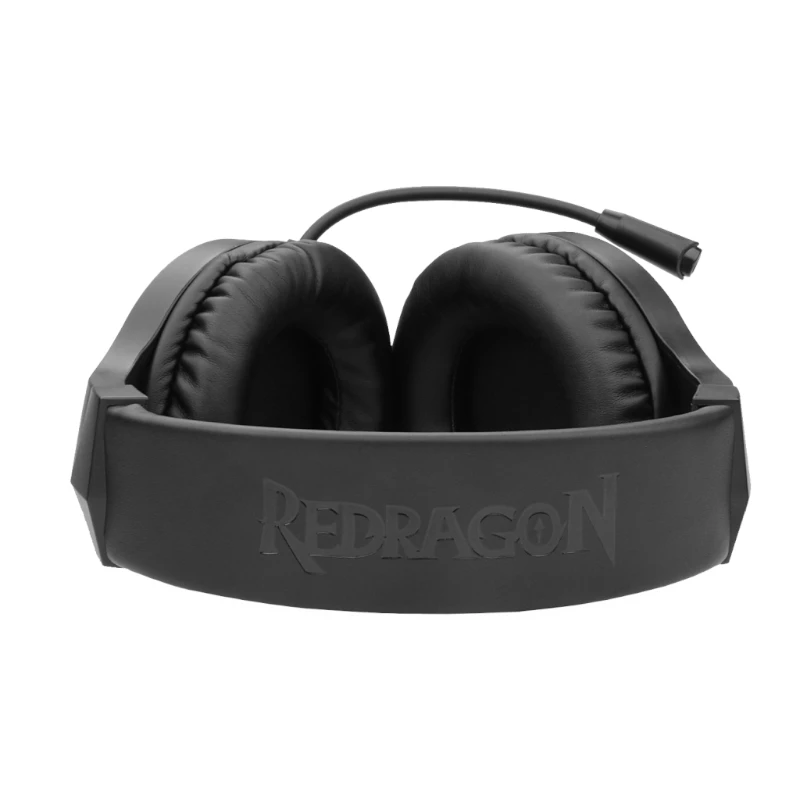 Redragon Hylas Cuffie gaming Over-Ear RGB, Aux (microfono e cuffie) / USB (solo alimentazione), nero