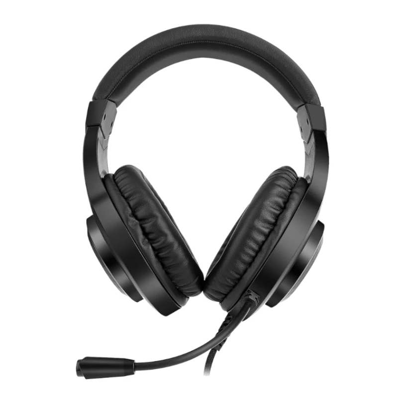Redragon Hylas Cuffie gaming Over-Ear RGB, Aux (microfono e cuffie) / USB (solo alimentazione), nero
