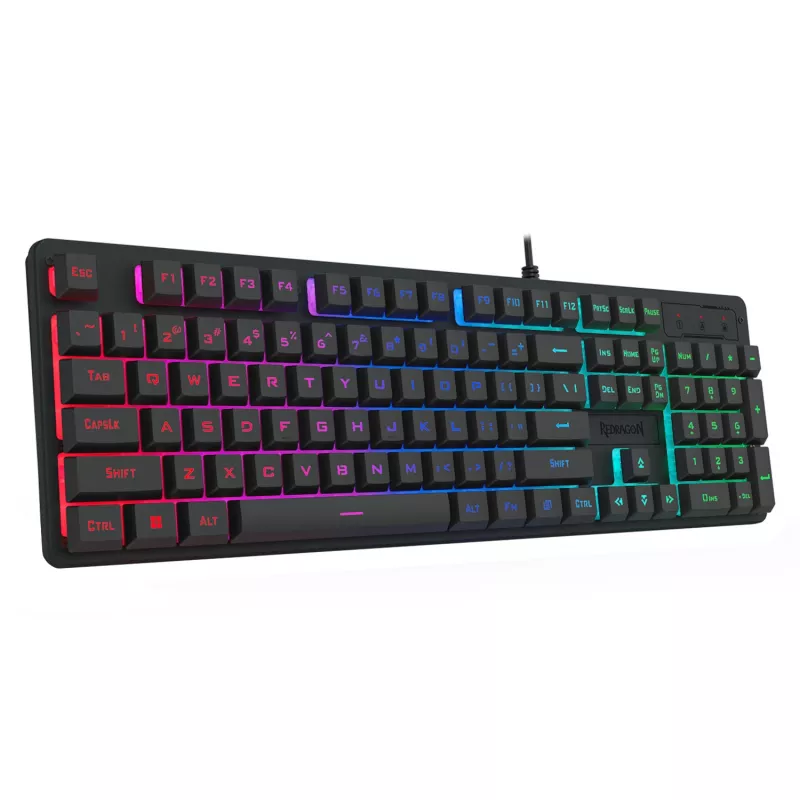 Redragon K521 RGB NETHERBANE tastiera da gaming a membrana 104 tasti