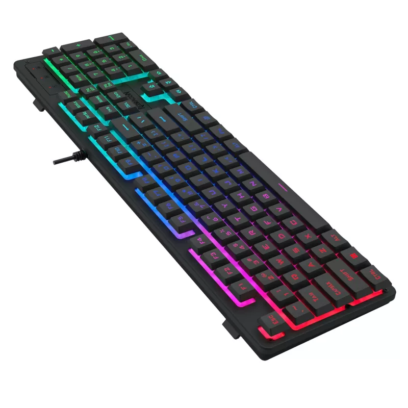 Redragon K521 RGB NETHERBANE tastiera da gaming a membrana 104 tasti