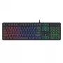 Redragon K521 RGB NETHERBANE tastiera da gaming a membrana 104 tasti