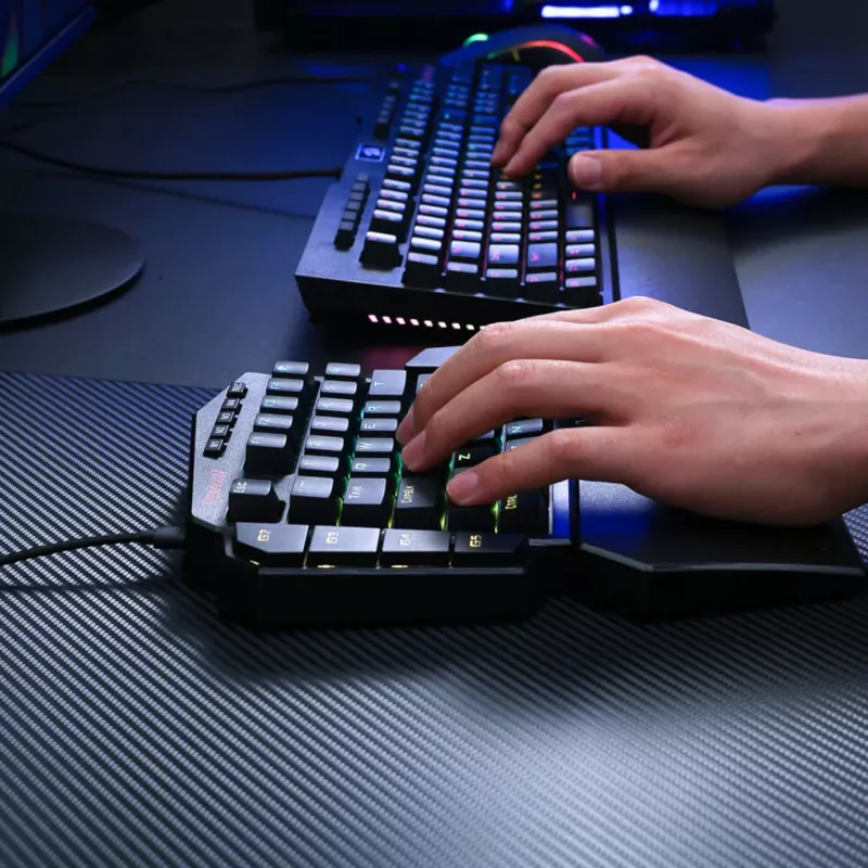 Redragon K585 DITI ELITE PRO RGB tastiera da gaming meccanica wireless 40% - switch blu