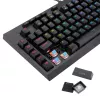 Redragon K588 RGB Pro BROADSWORD TKL tastiera da gaming meccanica cablata - nero