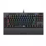 Redragon K588 RGB Pro BROADSWORD TKL tastiera da gaming meccanica cablata - nero