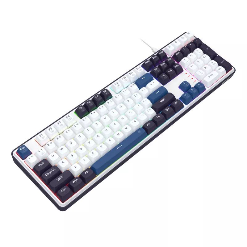 Redragon K689 WYVERN Tastiera meccanica cablata RGB - bianco/nero