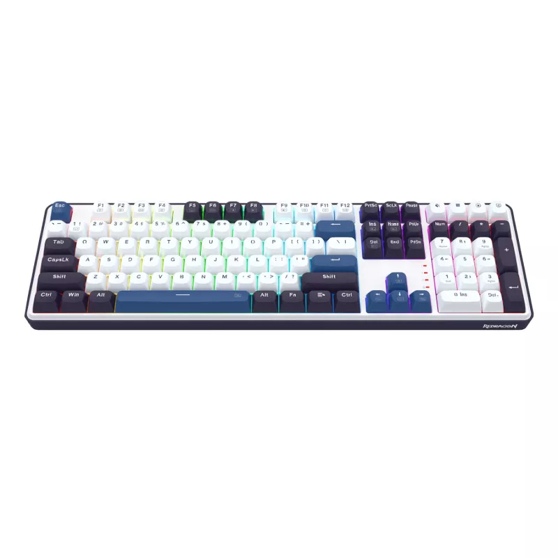 Redragon K689 WYVERN Tastiera meccanica cablata RGB - bianco/nero