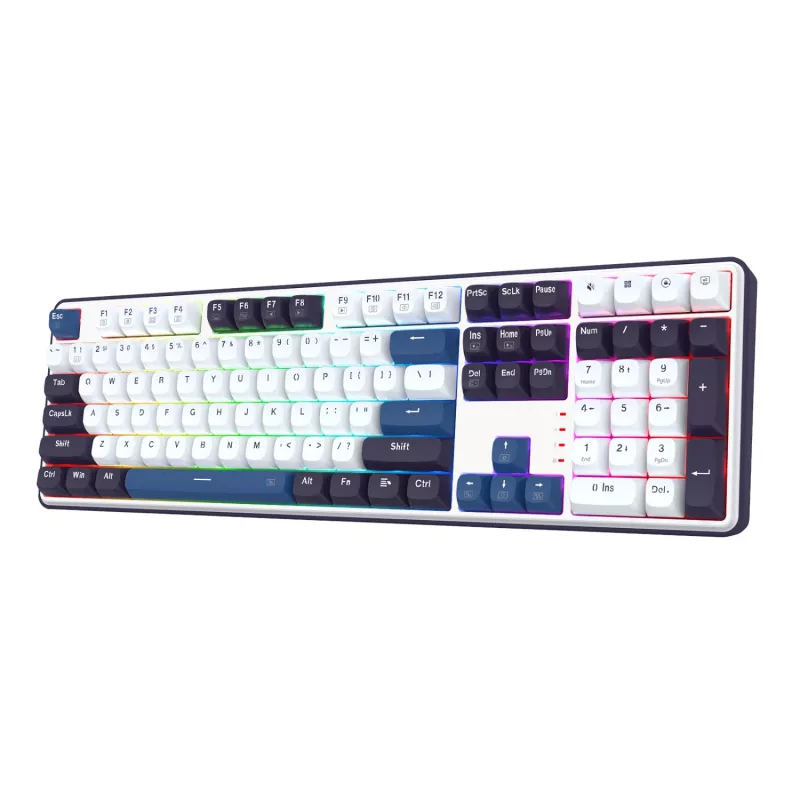 Redragon K689 WYVERN Tastiera meccanica cablata RGB - bianco/nero
