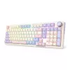 Redragon K768VI-WL Eisa 100 Tastiera gaming wireless, Lilac