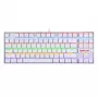 Tastiera gaming meccanica Redragon KUMARA 87 tasti con retroilluminazione RGB - bianca
