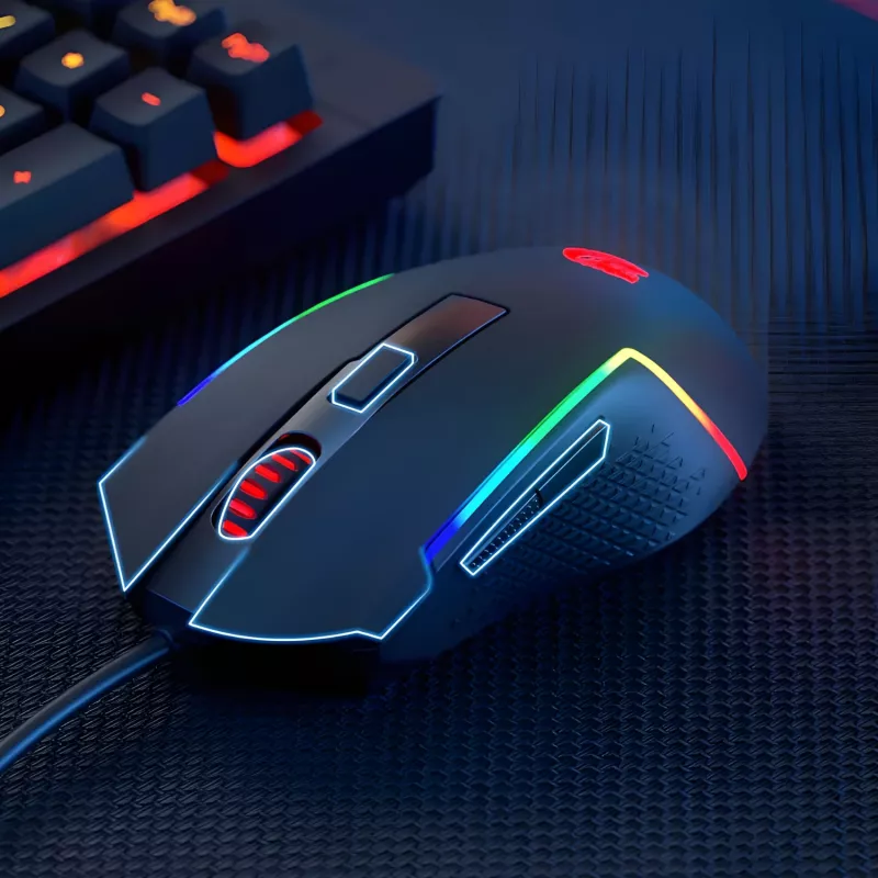 Redragon M616 TRIDENT mouse da gaming 10000DPI RGB - nero