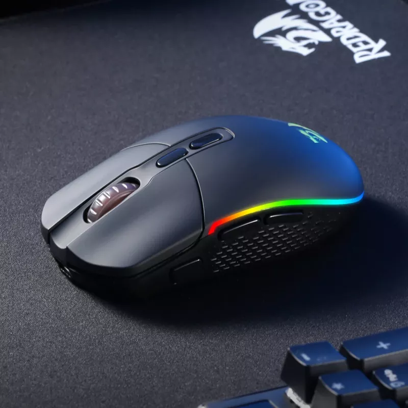 Redragon M719 Pro INVADER 10000DPI mouse gaming wireless 2.4GHz - nero