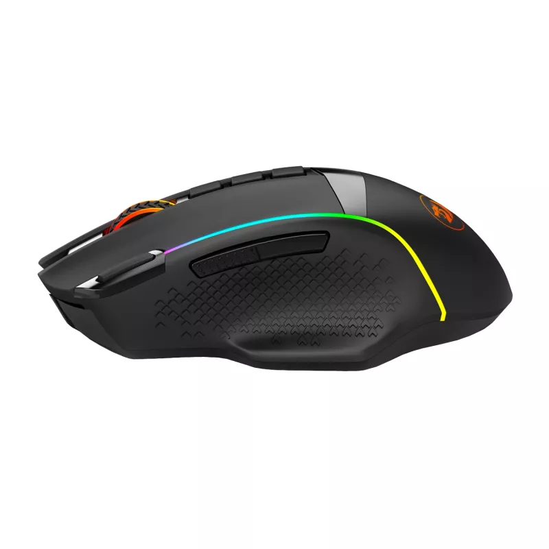 Redragon M991 RGB PRO ENLIGHTENMENT 26000 DPI mouse da gaming wireless tri-mode - nero