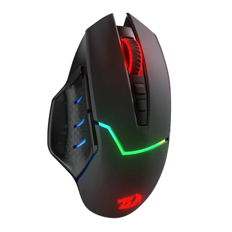 REDRAGON Mirage Pro Mouse da gaming wireless RGB 8000DPI - Nero