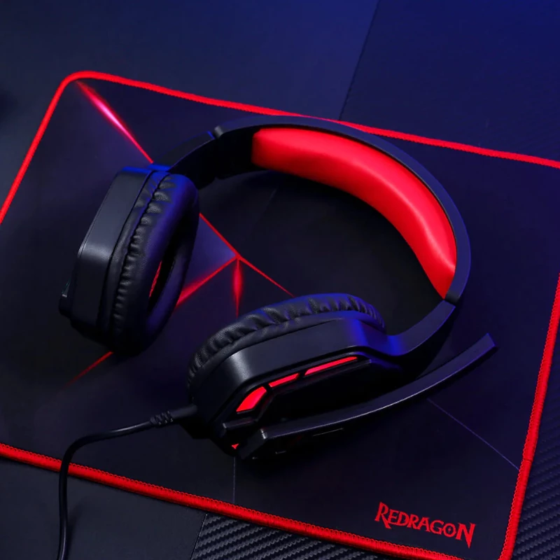 REDRAGON Over-Ear THEMIS Cuffie da gaming Aux - nero