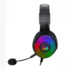 Redragon Pandora Cuffie gaming Over-Ear RGB, USB (solo alimentazione) / Aux (microfono e cuffie), nero
