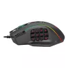 REDRAGON PERDICTION 4 12400DPI RGB Mouse gaming ergonomico MMO - nero