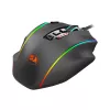 REDRAGON PERDICTION 4 12400DPI RGB Mouse gaming ergonomico MMO - nero