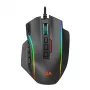 REDRAGON PERDICTION 4 12400DPI RGB Mouse gaming ergonomico MMO - nero