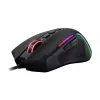 REDRAGON PREDATOR Mouse da gaming ergonomico RGB 4000DPI - nero