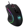 REDRAGON PREDATOR Mouse da gaming ergonomico RGB 4000DPI - nero