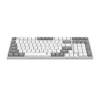 Redragon BK-7111 Tastiera wireless a forbice con tastierino numerico, 2,4 GHz/Bluetooth, grigio