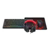 Combo gaming 4 in 1 Redragon RD-S149: tastiera RGB, mouse ottico, headset e tappetino per mouse