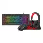 Combo gaming 4 in 1 Redragon RD-S149: tastiera RGB, mouse ottico, headset e tappetino per mouse
