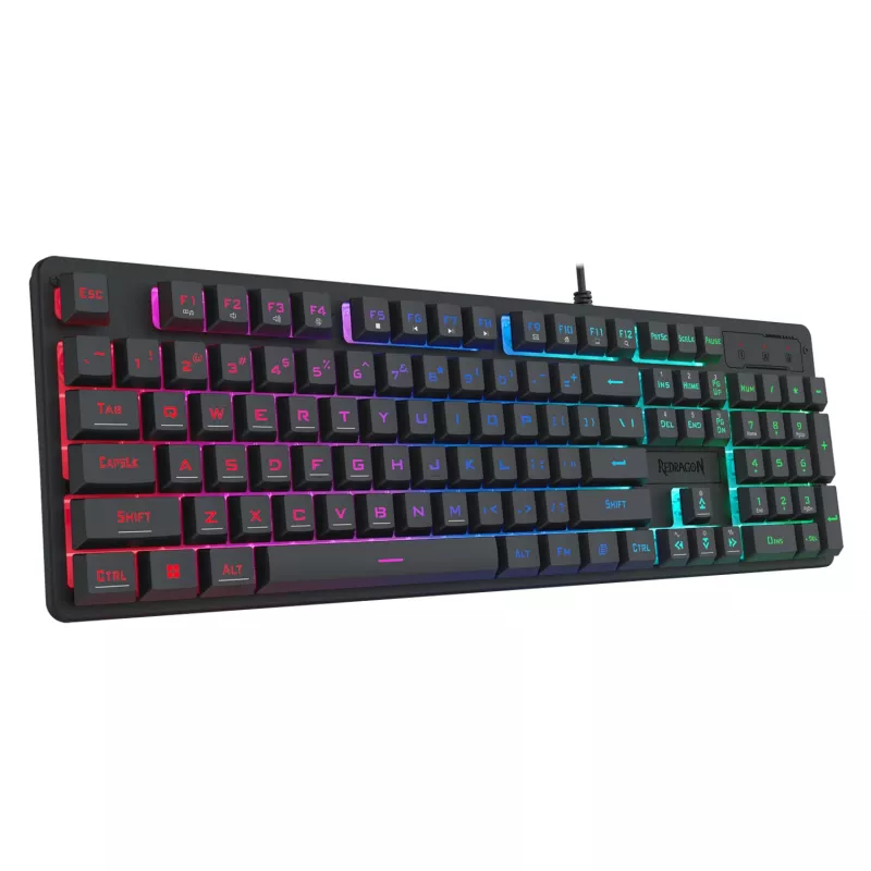Redragon S107 RGB Gaming Essentials Set tastiera e mouse da gaming con filo
