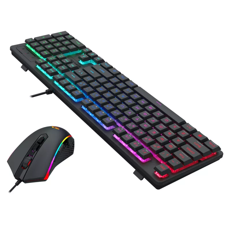 Redragon S107 RGB Gaming Essentials Set tastiera e mouse da gaming con filo