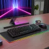 Redragon S162 combo tastiera e mouse da gaming meccanica wireless 3 modalità RGB - nero