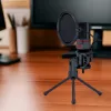REDRAGON SEYFERT Microfono gaming con jack 3,5 mm e treppiede - nero
