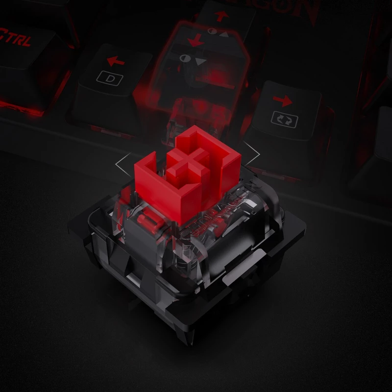 Tastiera gaming meccanica RGB Redragon SURARA K582RGB - nera