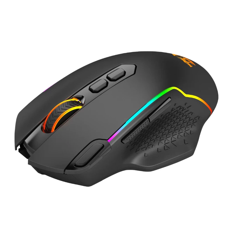 REDRAGON Taipan Pro Mouse da gaming wireless RGB 10000DPI - nero