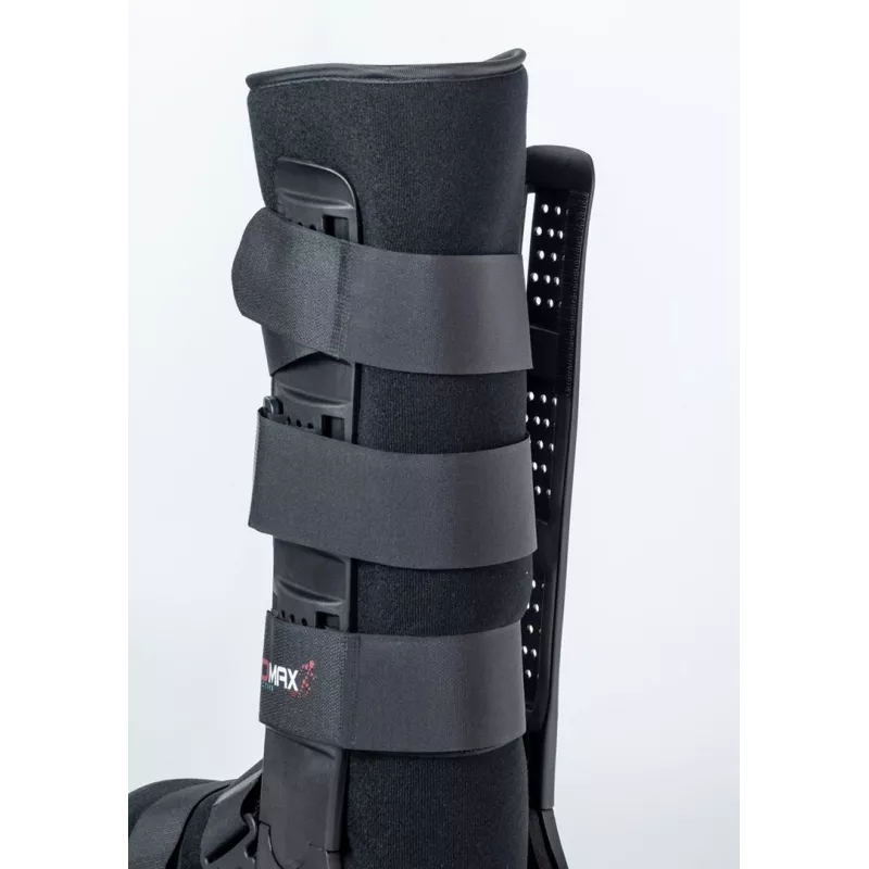 REH Air Walker Basic Long Ortesi caviglia-piede, taglia L, nero/grigio