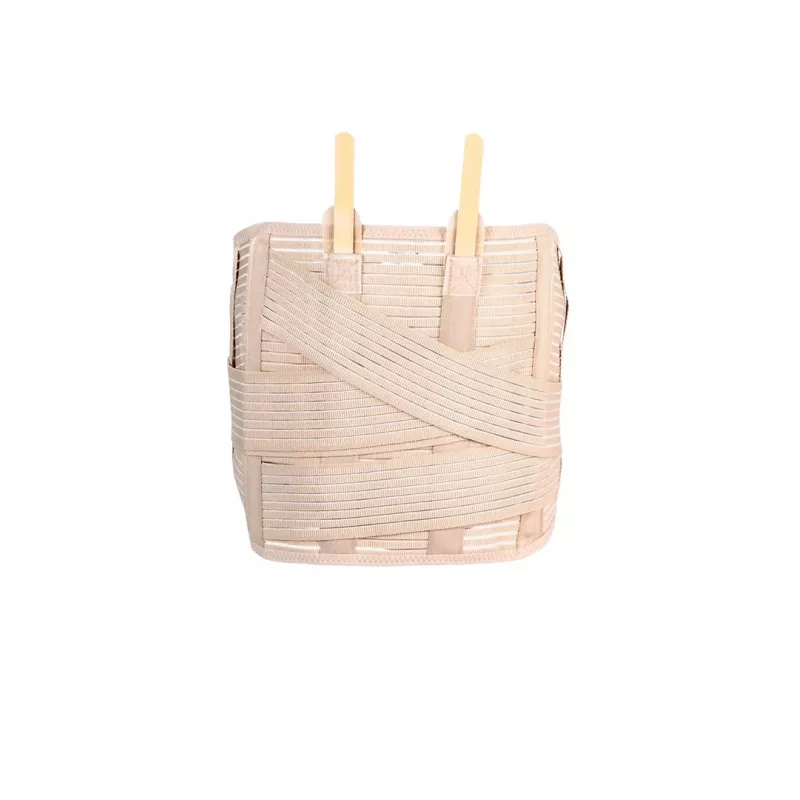 REH Lumbo O-1431/XL Cintura lombosacrale con cinghie elastiche, taglia XL, beige