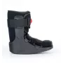 REH O-1183/XL Short Air Walker Boot – Immobilizzatore pneumatico caviglia e piede, suola a dondolo, nero/grigio, taglia XL