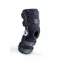 REH Stabilmax O-1243/4XL Ginocchiera lunga aperta con cinghie regolabili, nera, 4XL