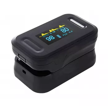 REH YK-81C pulsossimetro da dito con display OLED, monitor SpO2 e frequenza cardiaca
